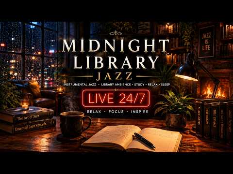 You find a cozy corner in the library to enjoy relaxing jazz music