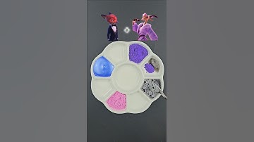 Guess the mixed colors of Zootopia 2 #zootopia2 #satisfying #colormixing #zootopia