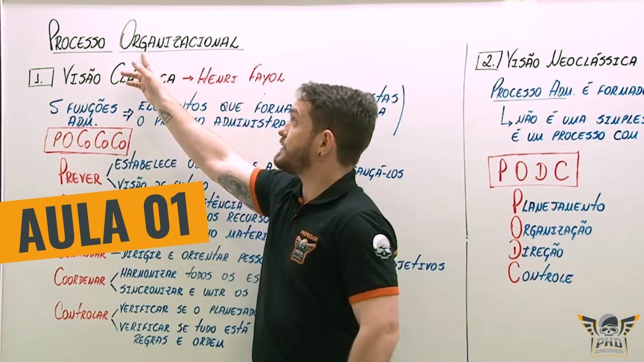 Desvendando o Processo Organizacional: Visão Clássica e Neoclássica