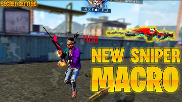 Single Awm no Reload Macro Bluestacks And Msi Setting ⚙SINGLE AWM/M82B MACRO FOR Free Fire PC