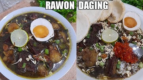 BIKIN KETAGIHAN!! RESEP RAWON DAGING SAPI KHAS JAWA TIMUR INI ENAK BANGET, 100% BERHASIL👌