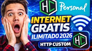 INTERNET GRATIS ILIMITADO 2026 😱 | NUEVA CONFIGURACIÓN HTTP CUSTOM + SERVIDOR PROPIO