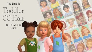 The Sims 4: Maxis Match Toddler CC Hair | 90  Items | CC Links