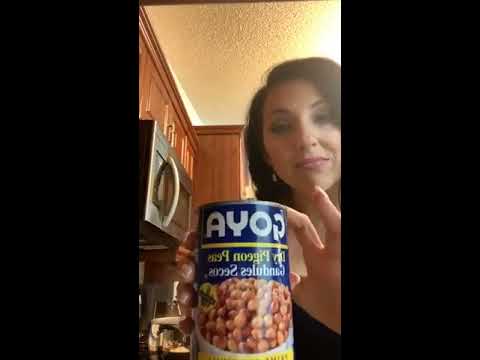 How to Make Puerto Rican Pigeon Peas and Rice / Como ...