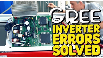 5 Common Gree Dc Inverter AC Errors E5 E8 EH SE E4 EE E8 H5 U1 U3 Fixed