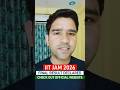 IIT JAM 2026 RESULT | IIT JAM 2026 CUTOFF | IIT JAM MARKS VS RANK | IIT JAM PHYSICS CUTOFF