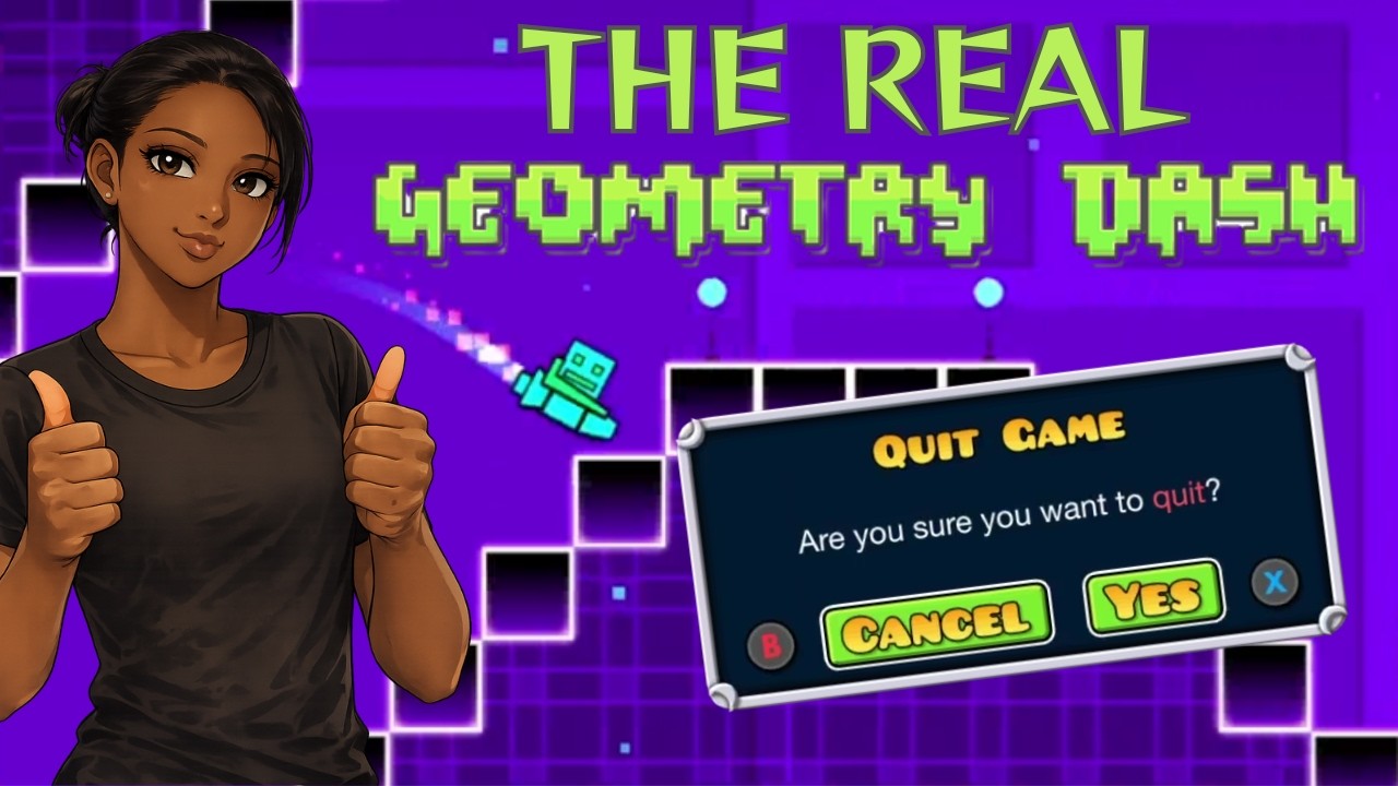 It GOT REAL! 🟦 | the Geometry Dash - YouTube