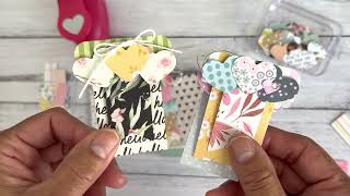 DIY Paper Heart Shape Embellishment Ideas | Use A Heart Punch &amp; Paper Scraps - Fun Beginner Project