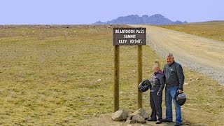 Beartooth Highway Motorcycle Ride: Part 2, Beartooth Pass Summit to Rock Creek Vista Point