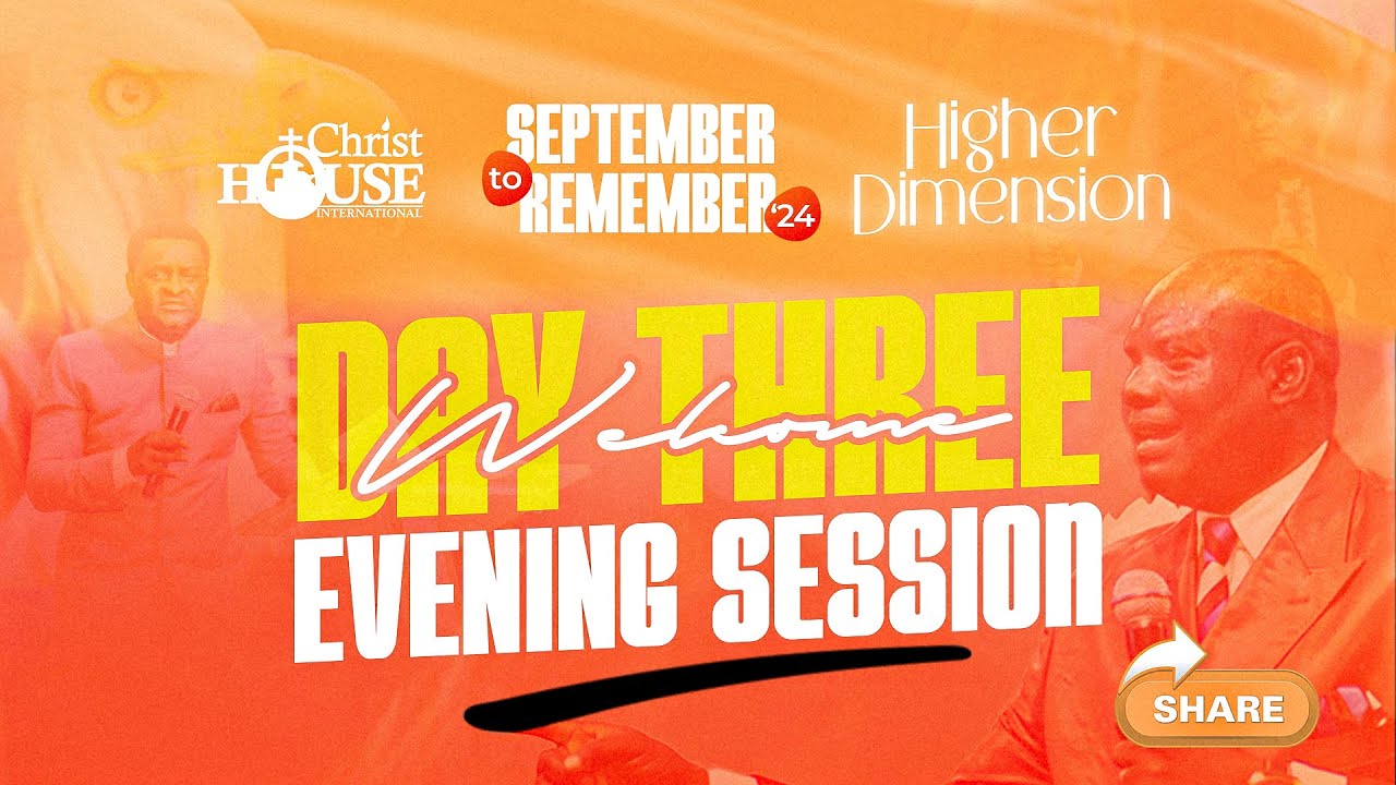 SEPTEMBER TO REMEMBER 2024 DAY 3 - EVENING SESSION || 03 - 09 - 2024 ...