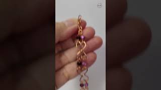 Making Heart Bracelet Simple Double Heart Chain Lovely Jewelry