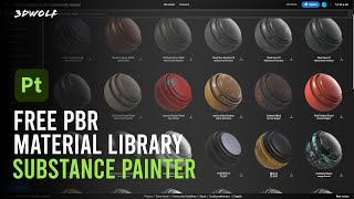 How to Get Free Substance Painter Materials | Download Free Materials for Substance Painter