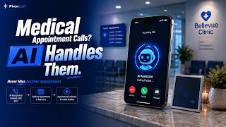 AI Receptionist for Health Clinics | PhonCall Demo – Appointments & Patient Calls
