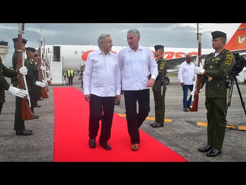 Bienvenida al presidente de la República de Cuba, Miguel Díaz-Canel Bermúdez