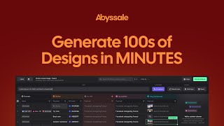 Famous Abyssale Tutorial: Spreadsheet Generation | Generate Hundreds of Design Variations in Minutes Wealth