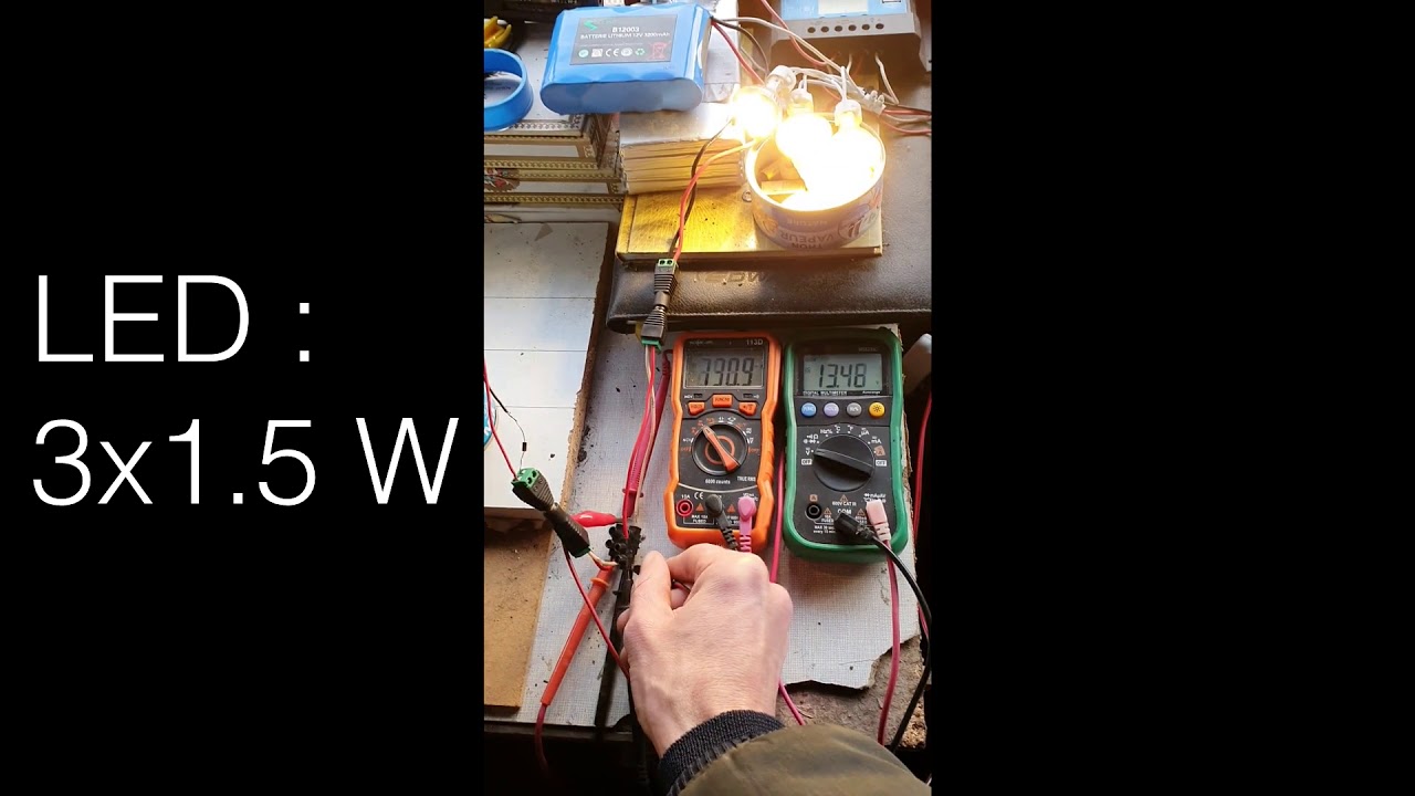 Stirling engine 5W generator air cooled - YouTube