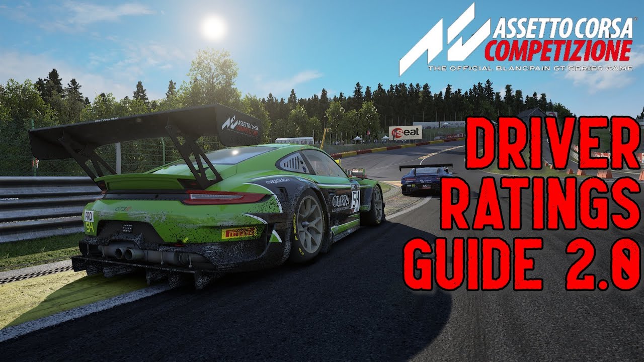 Video Assetto Corsa Competizione Driver Ratings Guide 2 0 Simrace247