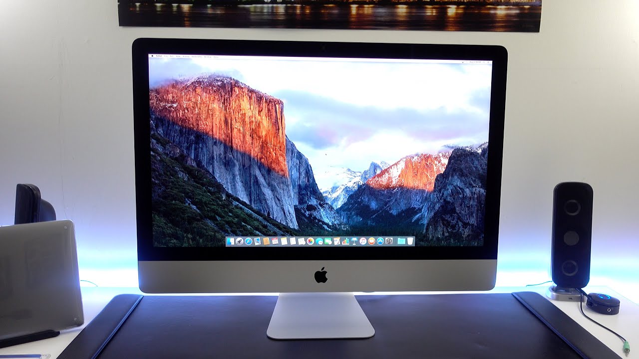 Apple iMac 27 Inch 5K Display (Late 2015) Unboxing - YouTube