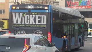 Here is the Emt bus 5495 on the number 149 in Madrid Tuesday 30 December 2025 screenshot 3