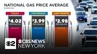 War with Iran pushes average U.S. gas price to $4/gallon