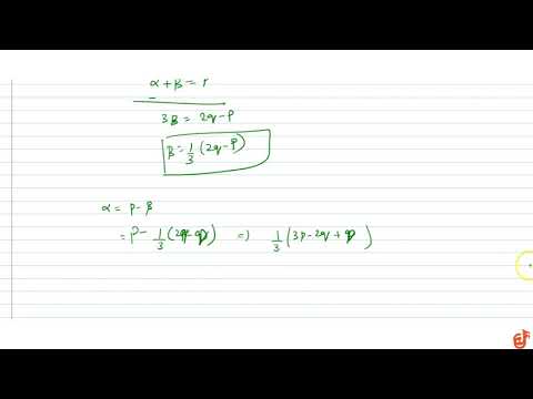 'Let `alpha,beta` be