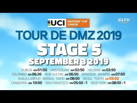 Tour de DMZ 2019 Stage 5 Korea / UCI Men Junior Nations&amp;#39; Cup / 투르드DMZ 2019 스테이지 5 생중계 (강화)