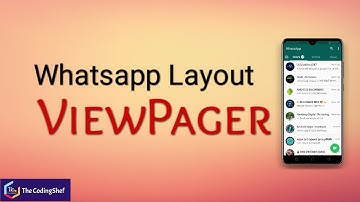 How to make WhatsApp like layout using Viewpager in Android?