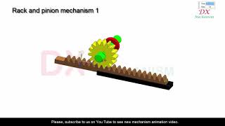 rack and pinion mechanism 1