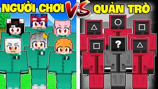 Sammy Thử Thách 24H Thoát Khỏi TRÒ CHƠI CON MỰC: Tấm Kính Tử Thần Trong Minecraft screenshot 5