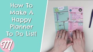 Today's video is a how to on making happy planner do list. daily
planning super fun and productive but sometimes i need that extra edge
make sure ...