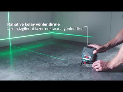 Bosch GCL 2-50 CG Professional.Hizalama yaparken daha fazla görünürlük