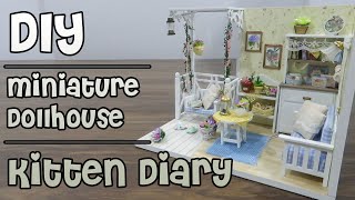 DIY Miniature Dollhouse Kitten Diary