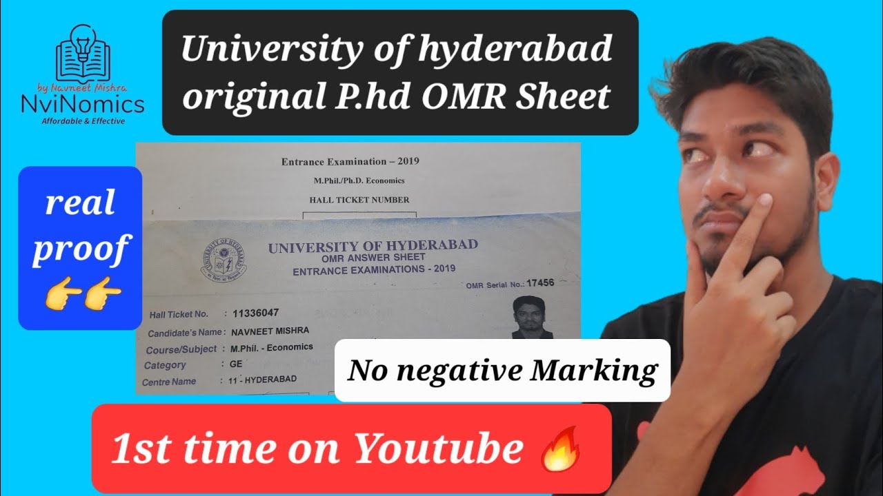 university of hyderabad phd question paper