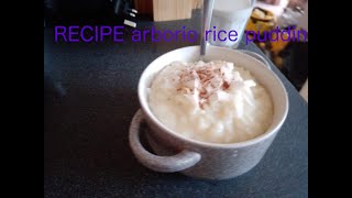 Recipe Arborio Rice Pudding