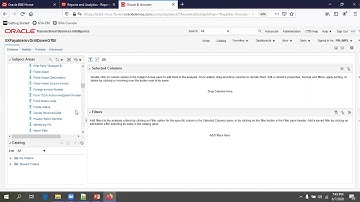 Oracle Cloud ERP (SaaS)- OTBI Report - Drill Down Sample