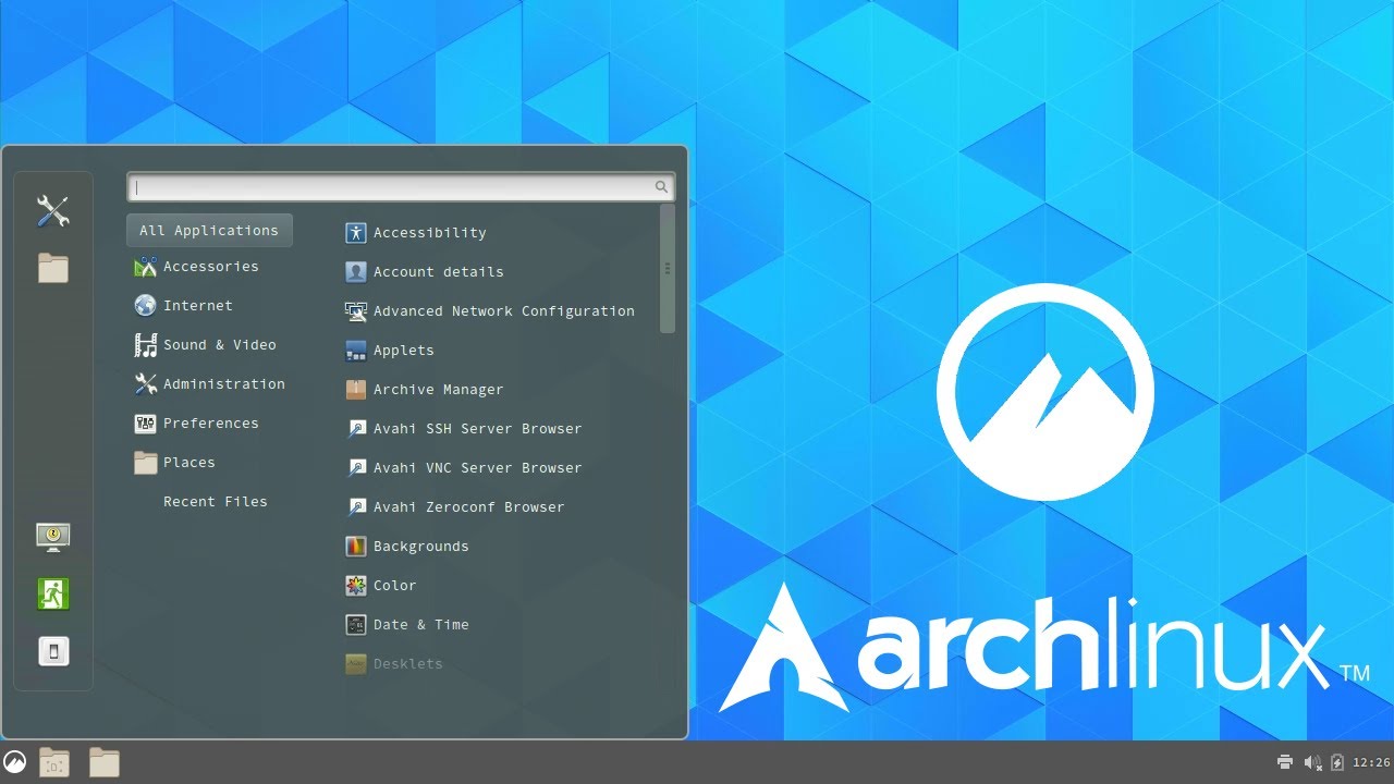 How To Install Gui In Arch Linux Desktop Environment Cinnamon Youtube