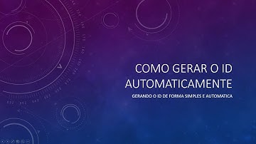 Aula 04 - Como gerar o id automaticamente com a JPA