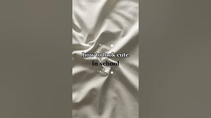 How to look cute in school - DayDayNews