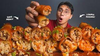 Swearing Lumpia Jumbo Filled With Meat Original Very Luminous