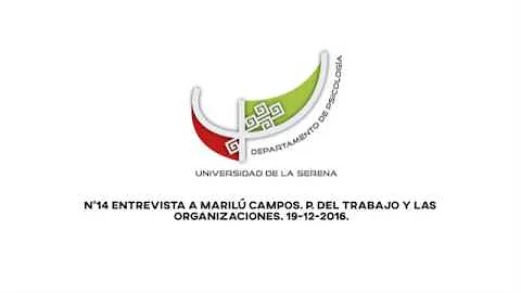 N14 Entrevista a Maril Campos  P  del Trabajo y la...