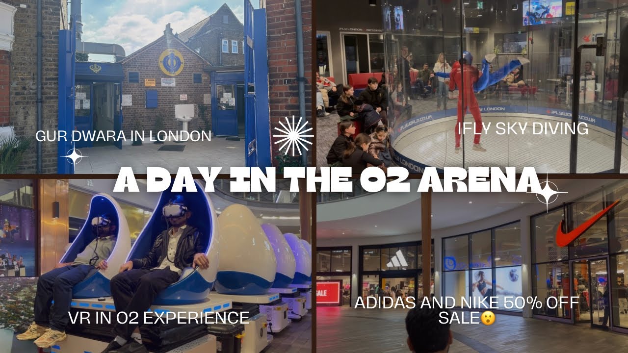 A DAY AT GUR DWARE & O2 ARENA 🎢 | VR RIDE AND VISITED 50 % OFF OUTLETS ...