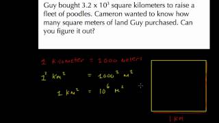 Scientific Notation Word Problem Overview 1