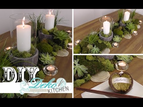 DIY: Coole Tischdeko im Naturlook selber machen | Deko ...