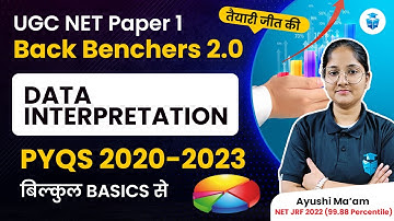 UGC NET Dec 2023 | UGC NET Paper 1 Data Interpretation Previous Year Questions (2020-23) | JRFAdda