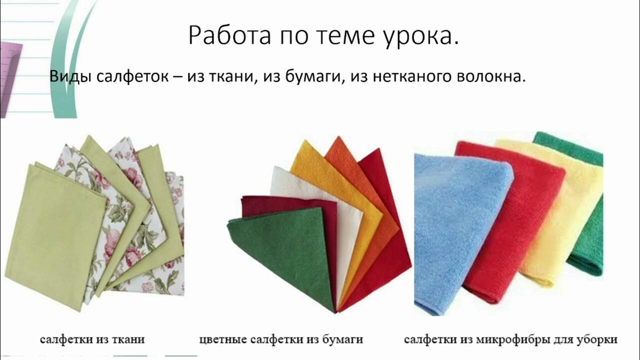 Трудовое обучение 1 класс 12 урок тема "Делаем кольца для салфеток ...
