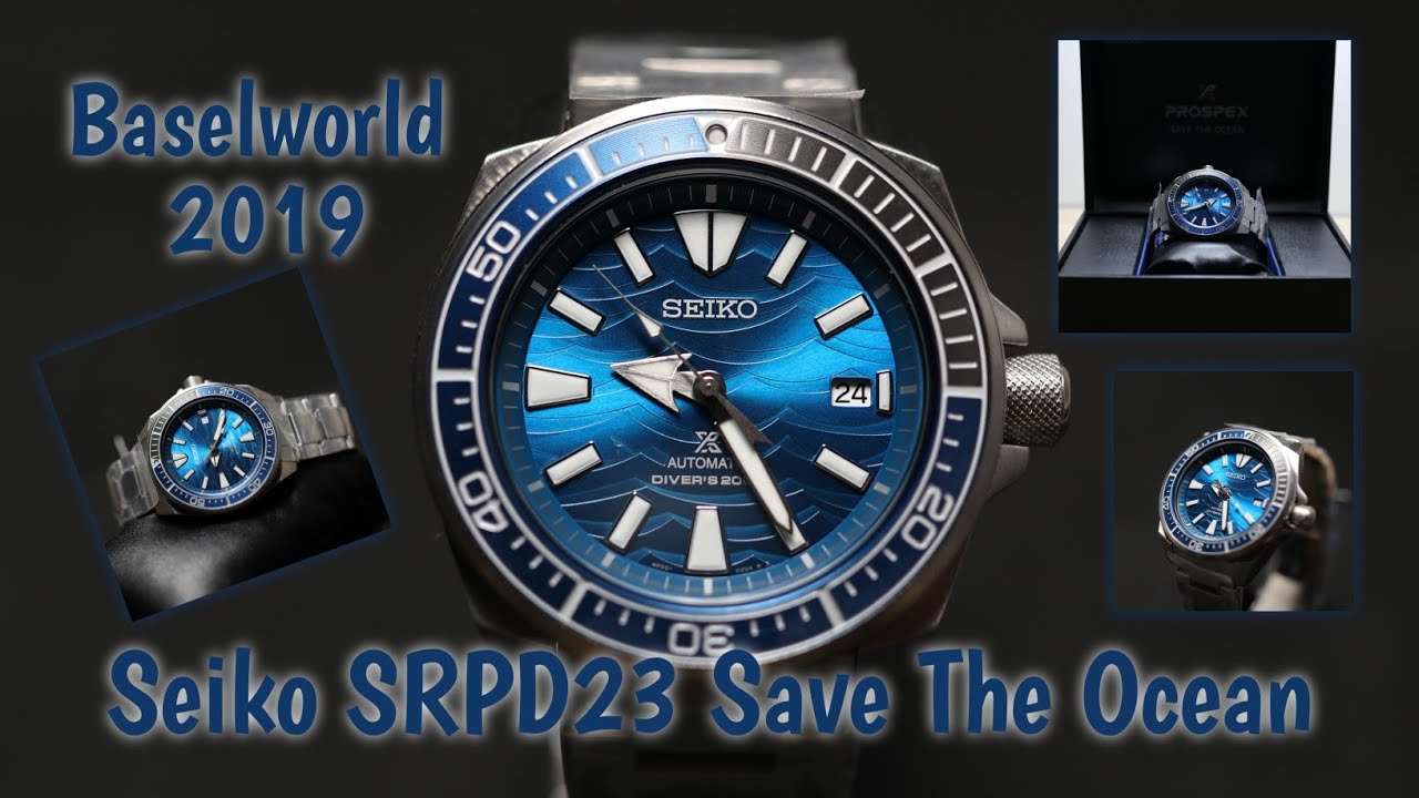 Seiko Prospex SRPD23K1 SRPD23 Samurai Save The Ocean Baselworld 2019 -  YouTube