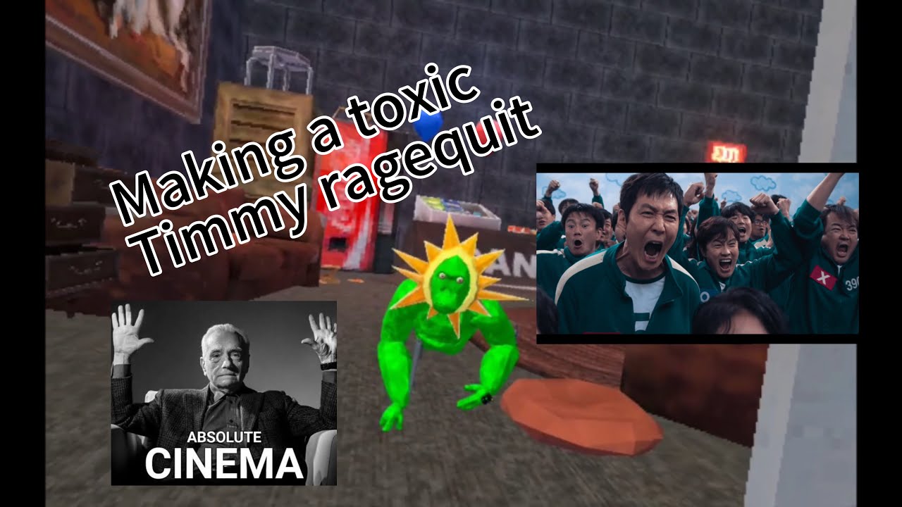 Как вывести из себя токсичного Тимми #animalcompany #animalcompanyvr #ragequit