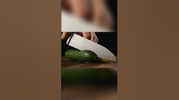 "Hyper-Realistic Cutting | Cucumber & Banana Cinematic Macro Shot in 8K"