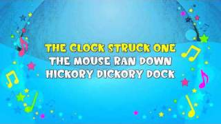 Video thumbnail of "Hickory Dickory Dock | Sing A Long | Nursery Rhyme | KiddieOK"