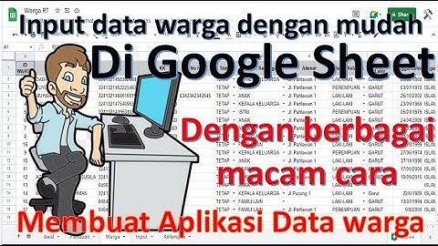 Membangun Aplikasi Database Warga #2 | Input data warga dengan berbagai macam cara